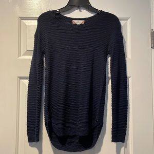 Navy blue sweater. Light weight. Size Small